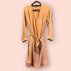 Eileen Fisher Silk/Satin Robe